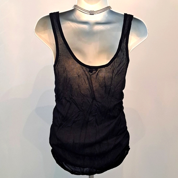 bebe Black Sequin Top - Picture 2 of 5